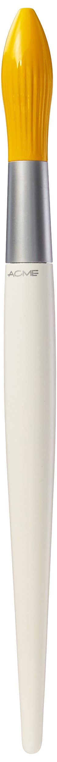 ACMEStudios Brush Yellow Retractable Ballpoint Stationery Pen by Jan Mathias (P2J03RB)