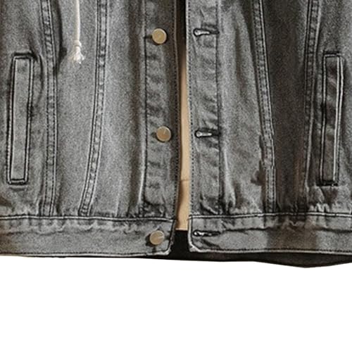 Chaqueta denim para hombre Maiyifu-GJ forrada y cálida miniatura 6