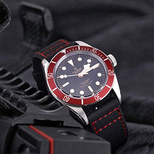 Image of Ritche Christmas Gift Canvas Vintage Quick Release Watch Band 18mm 20mm 22mm 24mm Replacement Watch Straps for Men Women, White Elephant Gifts, Stocking Stuffers for Men, Father's Day gifts