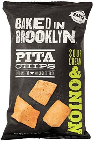Baked In Brooklyn, Baked in Brooklyn Pita Chips Sour Cream 8 Ounce Bags