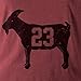 Official Goat Gear - Goat 23 - Vintage Jordan T-Shirt (Small) Red Heather