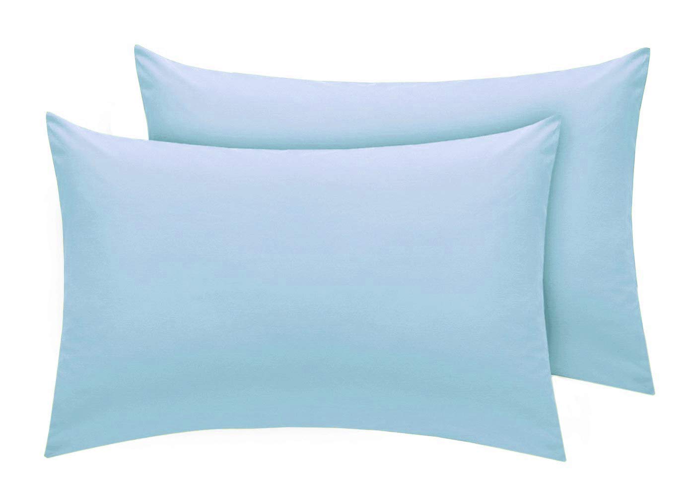Comfy Nights Blue Egyptian Cotton 200 Thread Count Plain Dyed Pillow Pairs (, House Wife Pillow Pair)