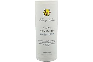 Foot Powder Deodorizing, All Natural Ingredients - Eucalyptus Mint