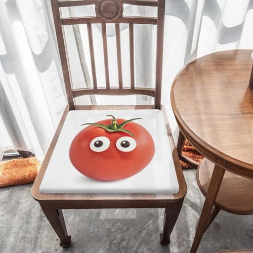 Coussin de chaise en mousse à mémoire de forme lavable 38x38 cm - 6