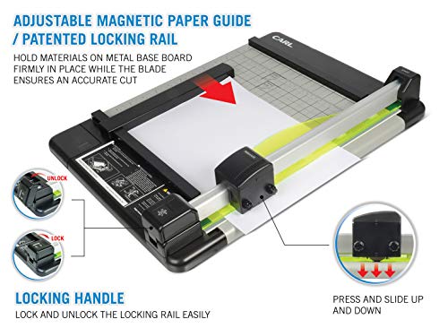 Carl Heavy Duty Rotary Paper Trimmer 12Inch, Black/Silver (Cui12210) #TOP3