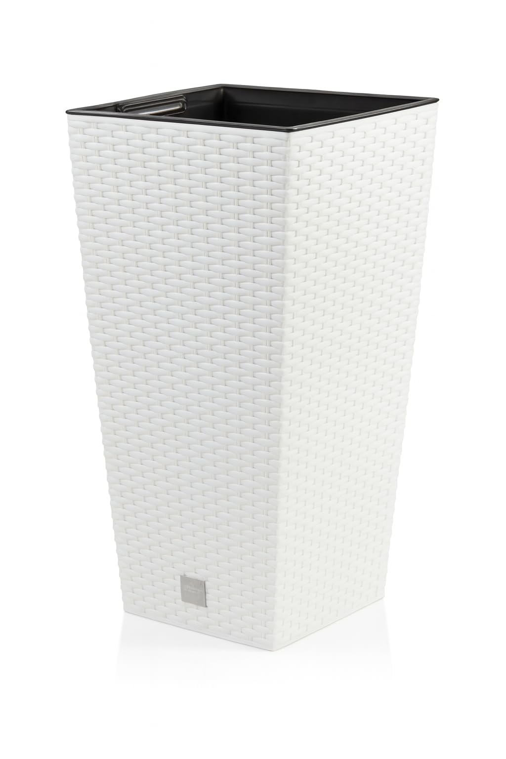rg-vertrieb Blumentopf Übertopf Blumenkübel Rato Polyrattan 75cm Pflanztopf Rattan 400 Anthrazit