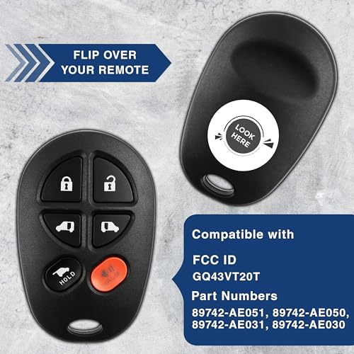 Gq43vt20t télécommande mini van pour ouverture centralisée à distance - 5