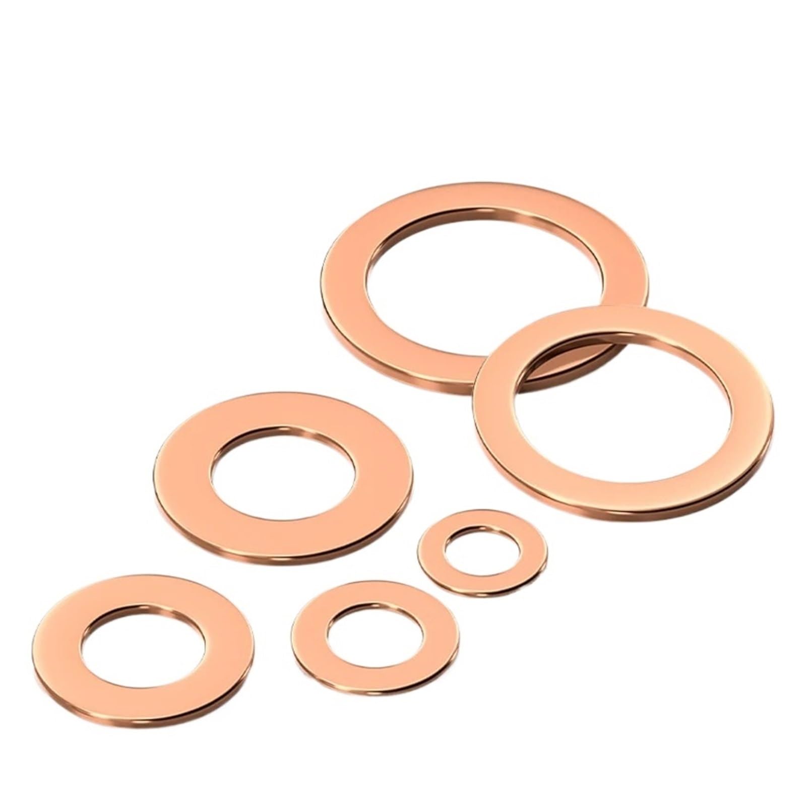 10/50 juntas de cobre M16-M60 for tapones de cárter(18X34X2MM_50PCS)
