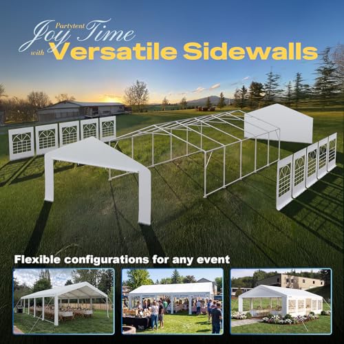 Image of Quictent Premium 20x32 Reinforced Heavy Duty Party Tent with 5 Storage Bags