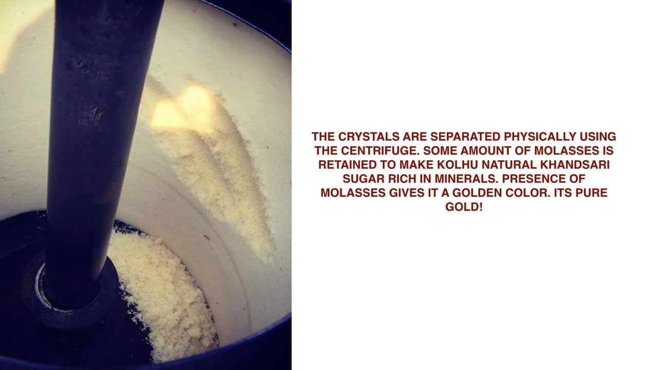 Kolhu Natural Khandsari Sugar, Desi Khand 1.5Kg (1Kg+500g) - Image 3 thumbnail