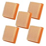 Ceukius 5 Pack 4180 141 0300 Air Filter Replace for Stihl 4180-141-0300, Compatible With STHIL KM91R KM131 FS89 FS91 FS111 FS131 FS311 FC96 String Trimmer Brushcutter
