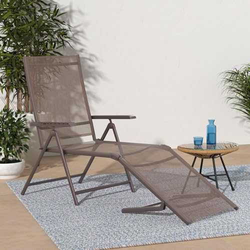 Best Choice Products SKY4931 Set Of 2 Outdoor Patio Chaise Lounge Chair Adjustable Reclining Folding Pool Lounger thumb #1