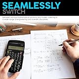 ZYBUX Multifunction Scientific Calculator for Student and Engineer, High School to Business Ready, Dual LCD Display, Keypad, Long Life Battery, Protective Case, Advanced Scientific Functions - Image 4