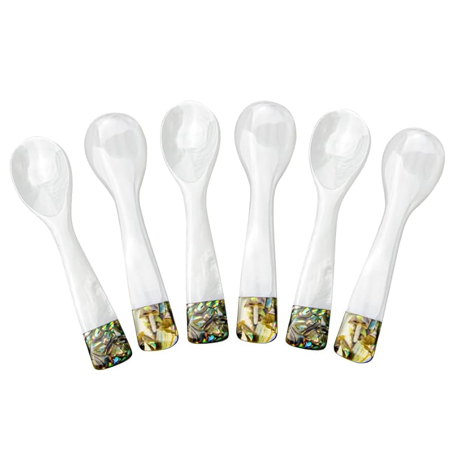 Amazon.co.jp: DUEBEL キャビアスプーン エッグスプーン パール