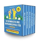  Sitzgymnastik und Bewegungsspiele für Senioren (5 in 1): Einfache und illustrierte 70+ Übungen für Senioren über 60, die sie zu Hause durchführen können.