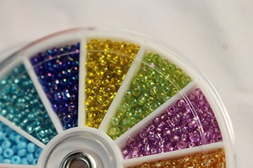 Tigofly 24 Colors Fishing Beads Small Sinking Glass Ceramic Mimic Nymph Head Shrimp Crab Bee Eyes #TOP6