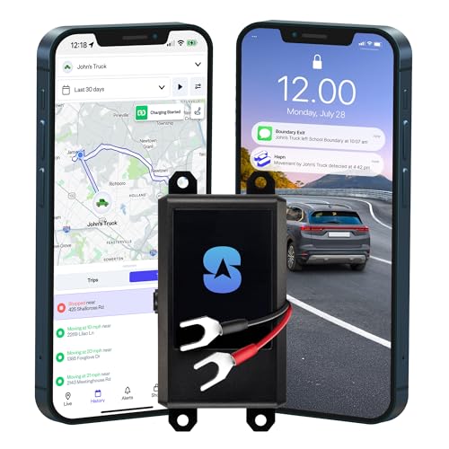 Spy Tec Pulse Wired GPS Tracker for Vehicles, Cars, Trailer, RV, Van, Boat &...