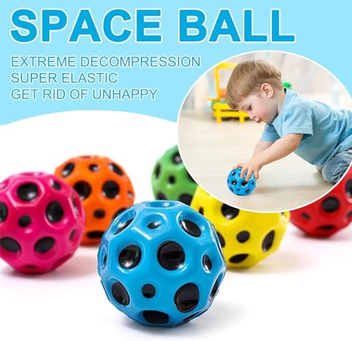 Image of Khasala Brothers Space Ball - Super High Bouncing Ball, Picnic & Sports Training, Easy to Grip for Kids (Pack of 1)
