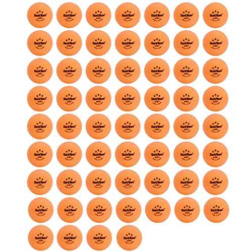 Dorktees Ping Pong Balls, 60Pcs Table Tennis Balls Orange 3-Star A40+, Professional Abs Indoor, Outdoor Training Ping Pong, Game Beer Pong Balls (3-Star-Orange（60Pcs）) #TOP24