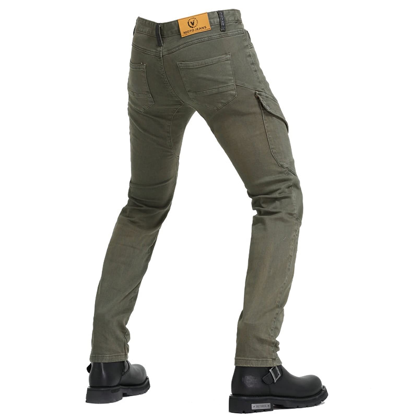 Pantalon Moto Femme Anti-chute Avec Protections - Souple, Ventilé, Genoux Et Hanches - Taille Ajustée, Marque WOSAWE - Neuf