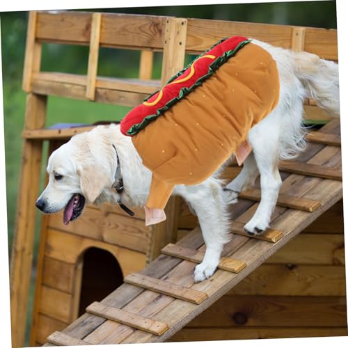 Disfraz divertido de perro Hot Dog talla M miniatura 3