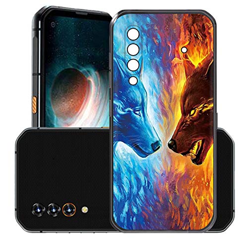 Case for Blackview BL6000 Pro 5G, KJYF Black Shockproof Bumper Cover, 360Â° Drop Protection Case Full Body Ultra-Thin Soft Silicone Cover + Case for Blackview BL6000 Pro 5G 6.36 Inch - WMA34