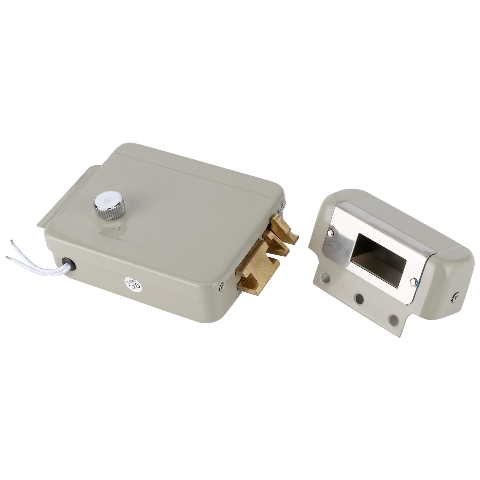 Naroote Serrure de Porte électrique, Gâche électromagnétique de Haute sécurité pour Contrôle D'accès Communautaire, Matériau en Fer 9-12V, 1 unité
