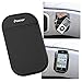 Magic Mat TWIN PACK -Universal Magic Sticky Anti-Slip black Securely holds Cell Phones, GPS's, Garage Door Openers, Sunglasses Pens Coins Cleans with Soap and Water to renew original luster Tacky-ness