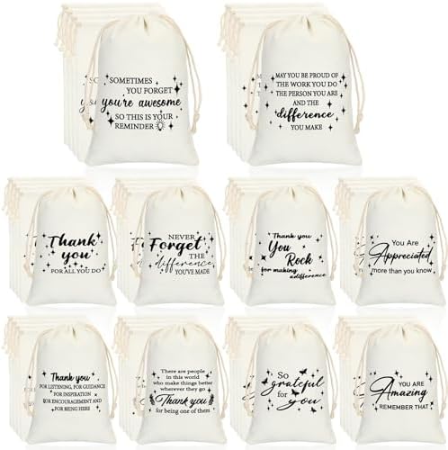 50Pcs Red Heart Goody Bags, Treat Bags, Pouch Drawstring Bags For