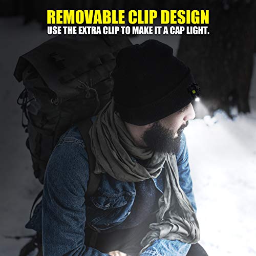 Led Small Flashlight, 500Lumens Bright Mini Keychain Light, Portable Usb Rechargeable Pocket Lights With 3 Modes Compact Baseball Cap Lights Indoor And Outdoor For Walking,Searching And Hiking #TOP4