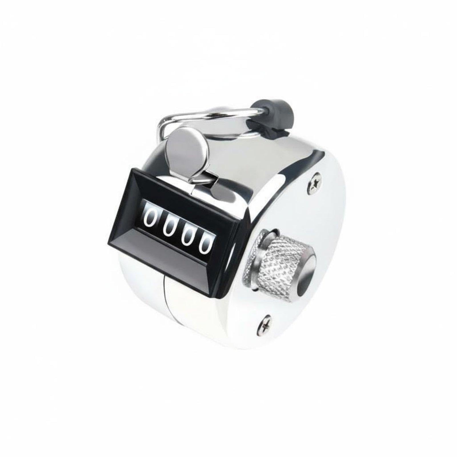 Metal Hand Tally Counter No Battery Required 4-Digit Number Tally Device Compact and Portable 4 Digit Mechanical Counter for Crowd Control Metal Knob|Business & Industrial| Automation, Mo-image-20