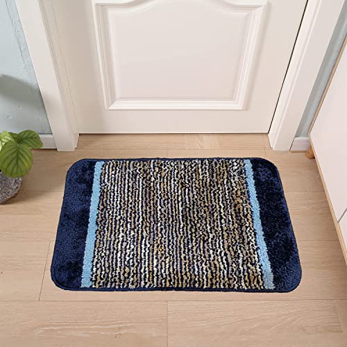 Image of Door Mats for Home | Door Mats for Home Entrance | Door Mat for Bathroom| Soft & Super Absorbent Mats for Shower | Washable, Non-Slip & Quick-Drying Mats (Pack of 2) (Multicolor)