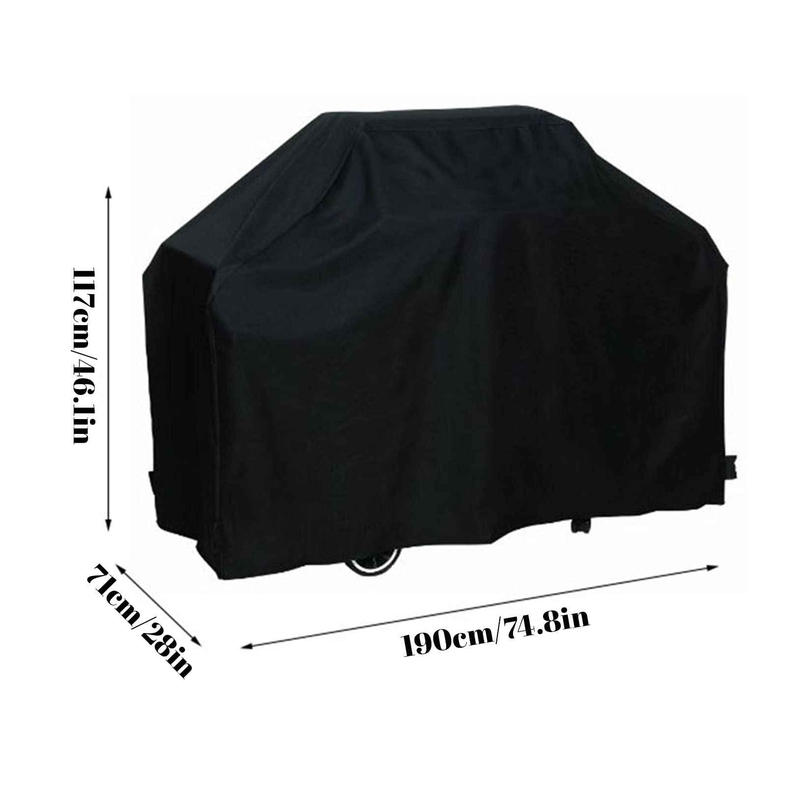 BBQ Grillabdeckung für, Grillabdeckung, Outdoor Grillzubehör, staubdicht, wasserdicht, Regenschutzabdeckungen, 3 Größen, Grillabdeckungen, wasserdicht, robust