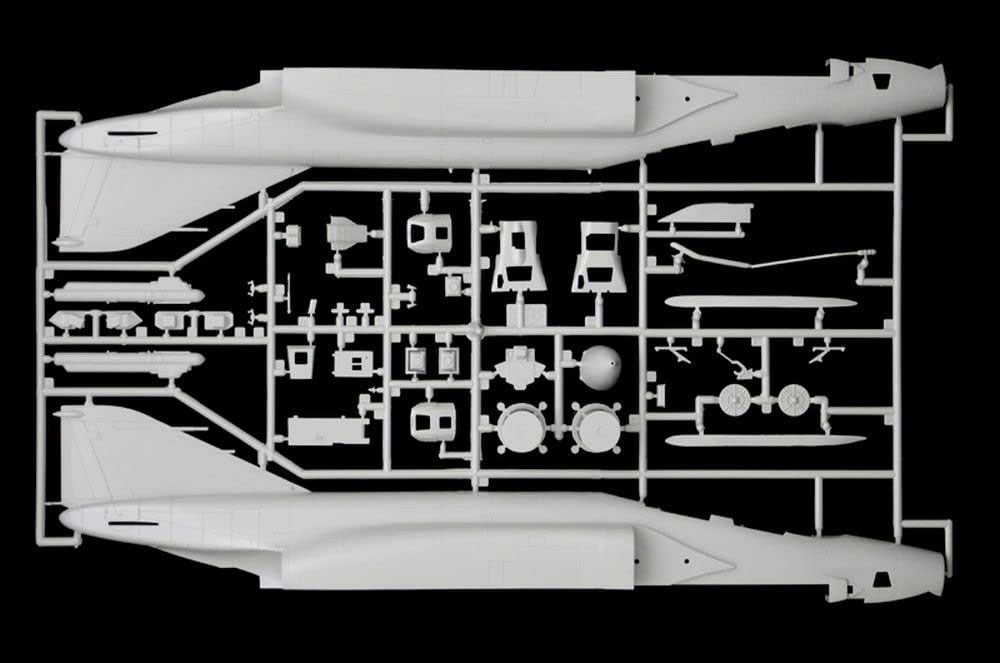 Italeri -2818 RF-4E Phantom II, Escala 1:48, Model Kit, Modelo de Plástico para Montar, Modelismo, IT2818