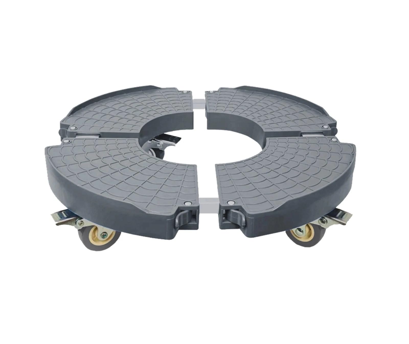 Homion Blue Plant Caddy With Wheels, Heavy Duty And Easy To Use, Rolling Plant Stand Adjustable, Large Plant Cart Dolly With Casters For Flower Pot Garden Pot Mover (Single 4 Wheels Stand Grey)