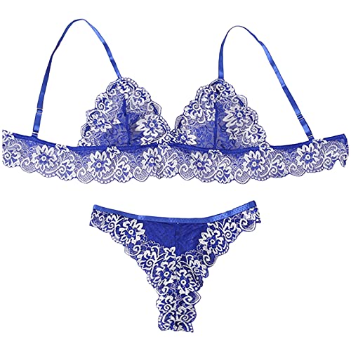 Eauptffy Damen Sexy Spitze Unterwäsche Teddy Bodysuit Sexy Hollow Out Mesh...