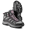 Jack Walker Women's Trekking and Hiking Boots - Lightweight Walking Ladies Grey & Pink Boots for Outdoor Adventures JW1005 (6 UK) #2