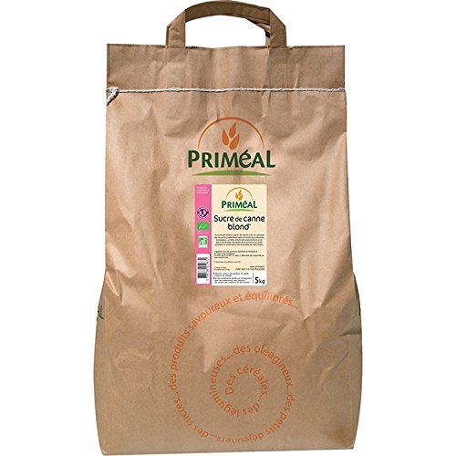 Priméal Sucre de Canne Blond BIO 5 kg 1 Unité