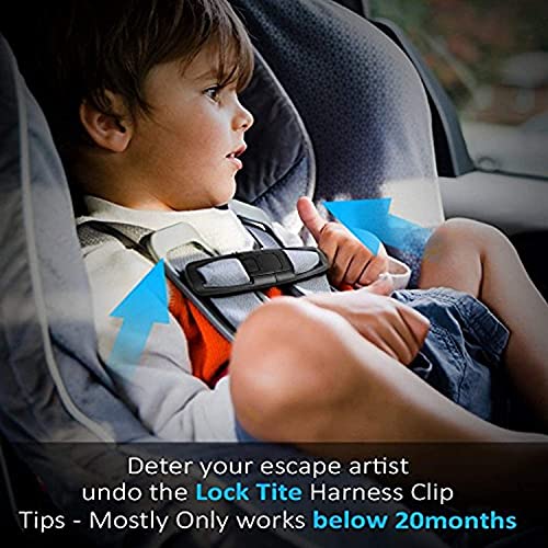 XCHAI Presilha de arnês de peito para cadeirinha de carro de 2 pacotes e presilha de cinto de segura