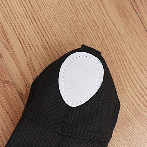 Tênis de balé preto SUPVOX para dançar, sapatos de pilates, dança do ventre, sapatos de ginástica pa