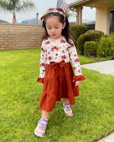 Unutiylo Toddler Girl Thanksgiving Dress3