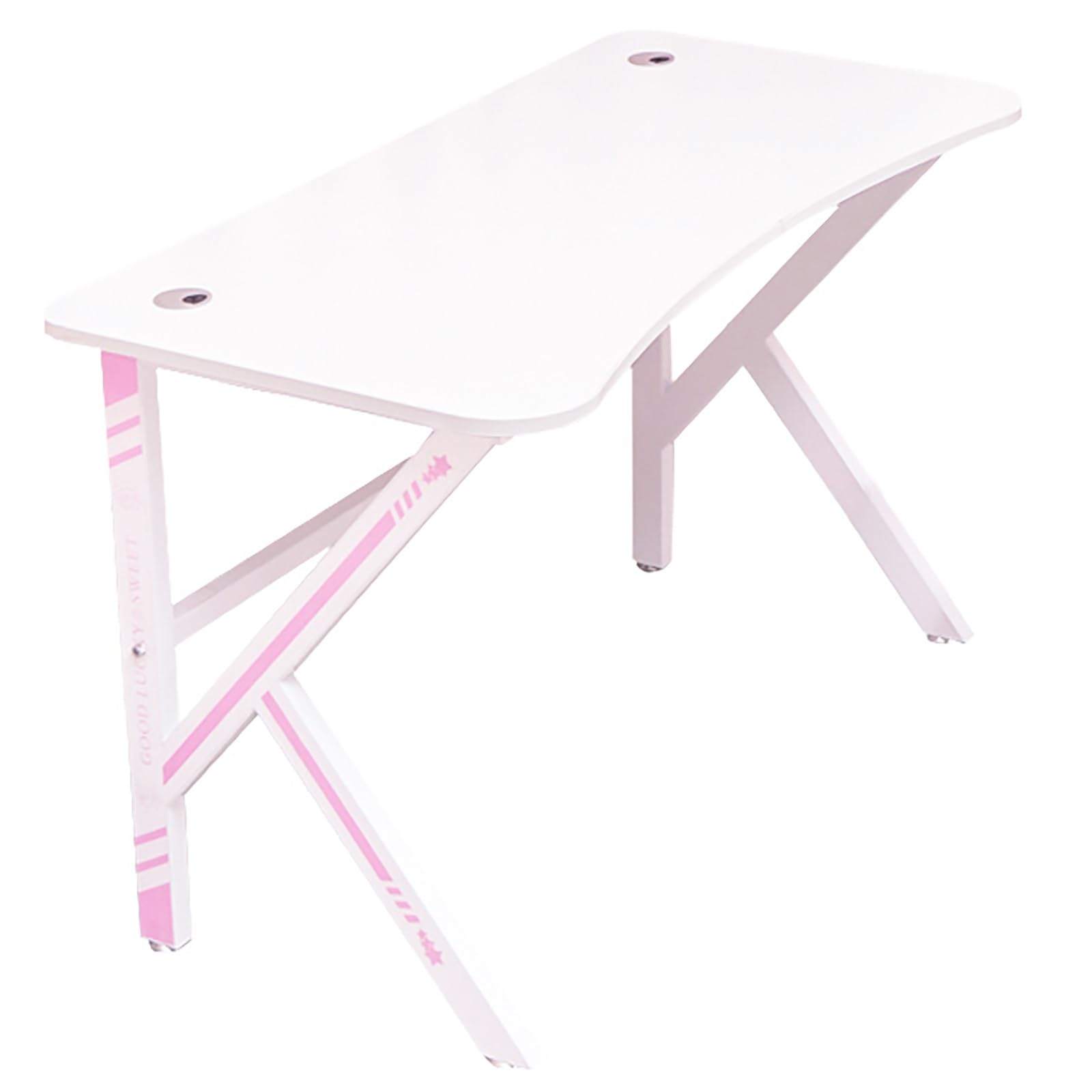 Poste de travail moderne rose pour votre coin bureau gaming