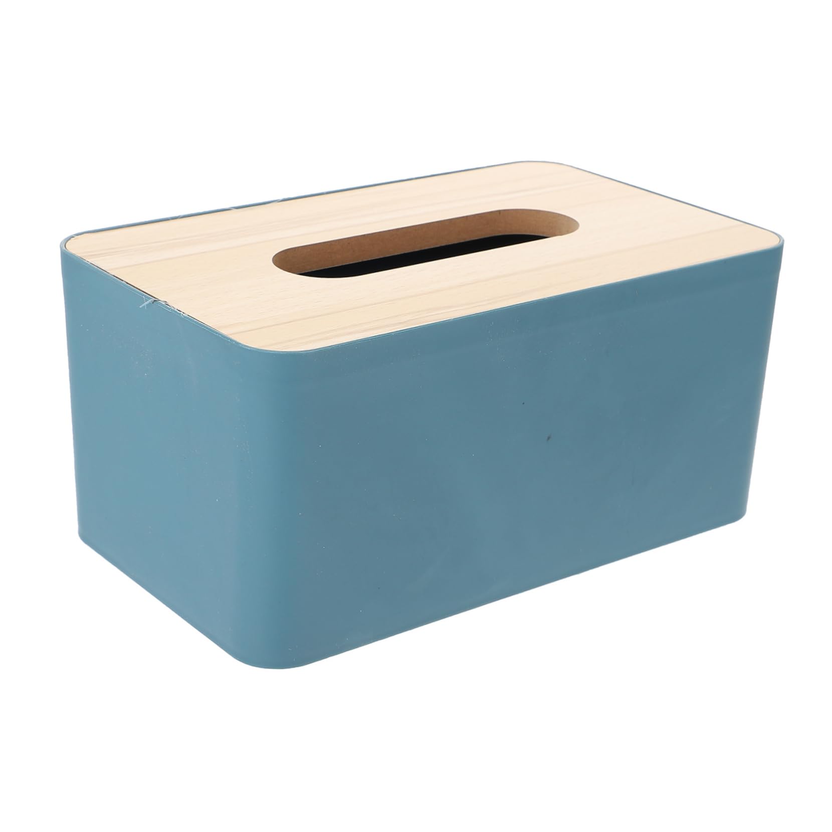 BRIGHTFUFU Large Opening Tissue Box Pp Material Sturdy Storage Box Napkin Dispenser Desktop Tissue Container