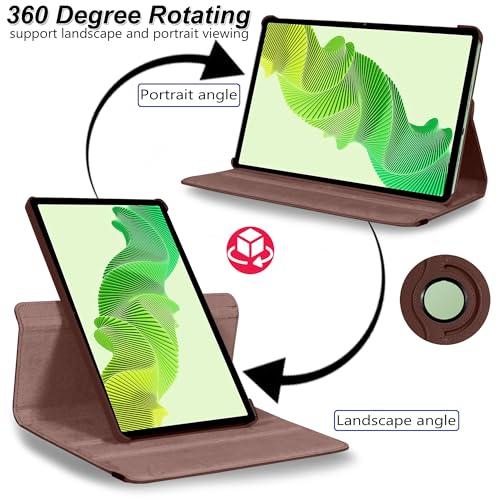 Image of Xiaomi Redmi Pad SE 11 inch 360 Degree Rotating Cover (Brown)