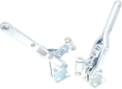 IIVVERR - Abrazadera de palanca vertical de base con brida de sujeción rápida, 881.8lbs, 882 libras, 10448 (2 piezas de sujeción rápida con bridas,