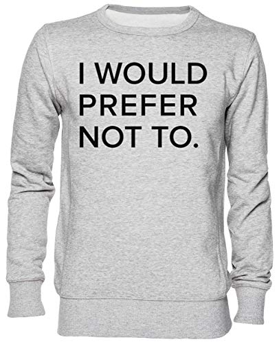 Sweat-shirt gris unisexe taille L en jersey souple pour homme et femme confort au quotidien