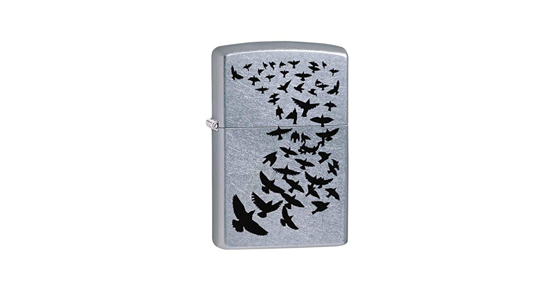 Amazon.com: Zippo Lighter: Black Birds Flying - Street