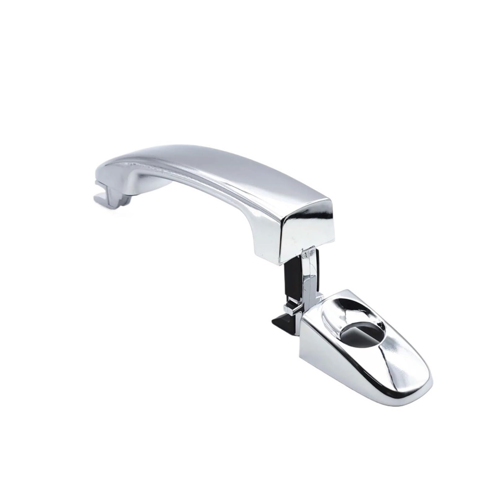 Punxdda Car Exterior Door Handle for Ranger T6 T7 for Mazda for BT50 2012-2019 Chrome Outer Door Handle Exterior(Handle with Hole Cap)