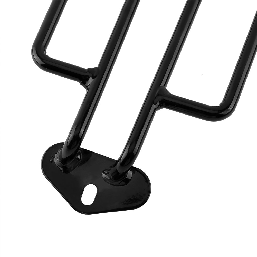 Estante de soporte para equipaje trasero de motocicleta, asiento único, guardabarros trasero de Keenso, estante de equipaje para asiento individual