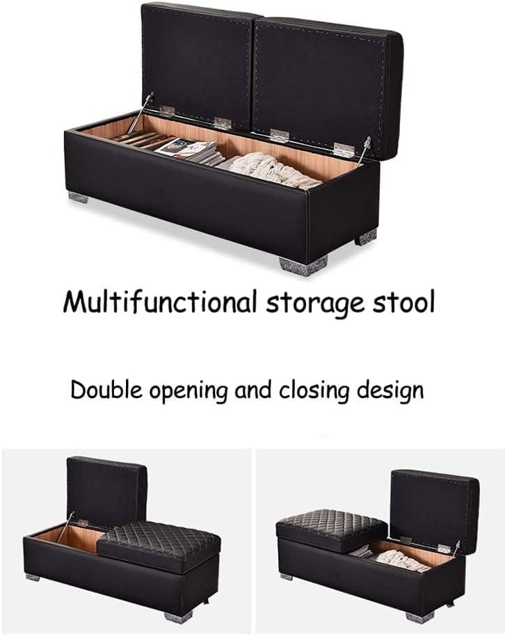 Tabouret à chaussures avec design à double ouverture - 4